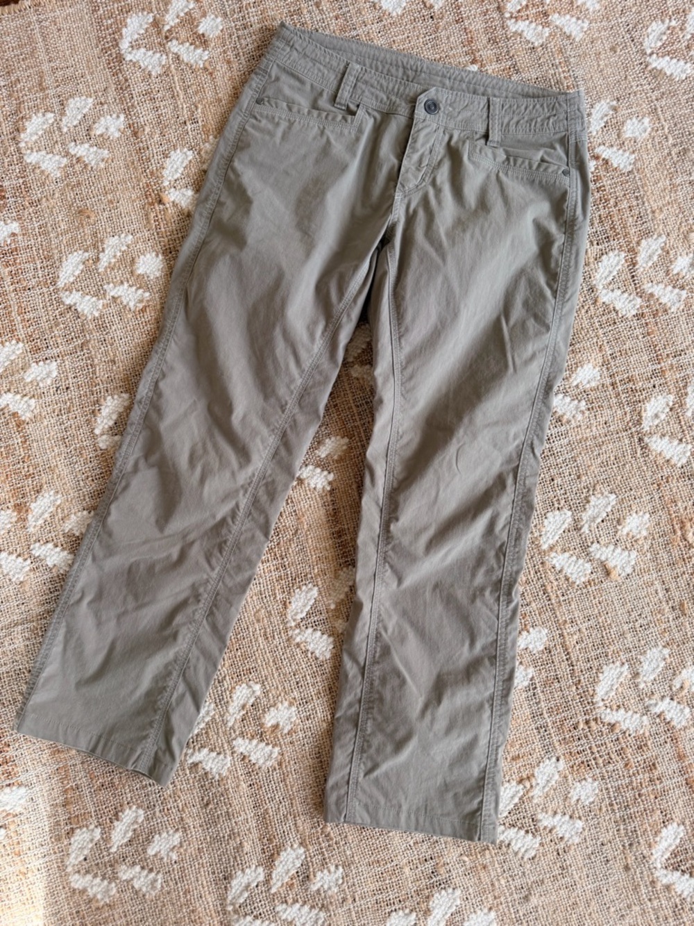 Kuhl Straight Leg Pants in Olive Green